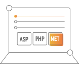 支持ASP、PHP、.Net等多種語言開發(fā)